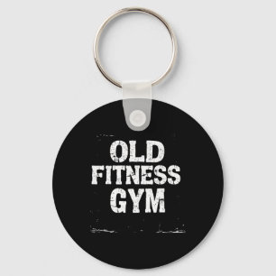 Old Fitness Gym Key Ring