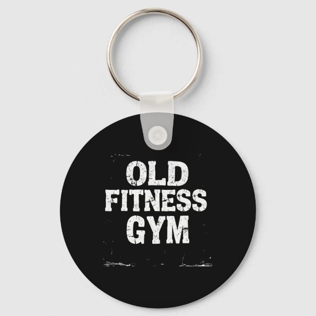 Old Fitness Gym  Key Ring (Front)