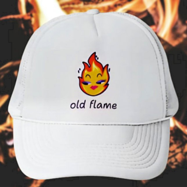 Old Flame Trucker Hat – Fiery Feminine Style (Creator Uploaded)