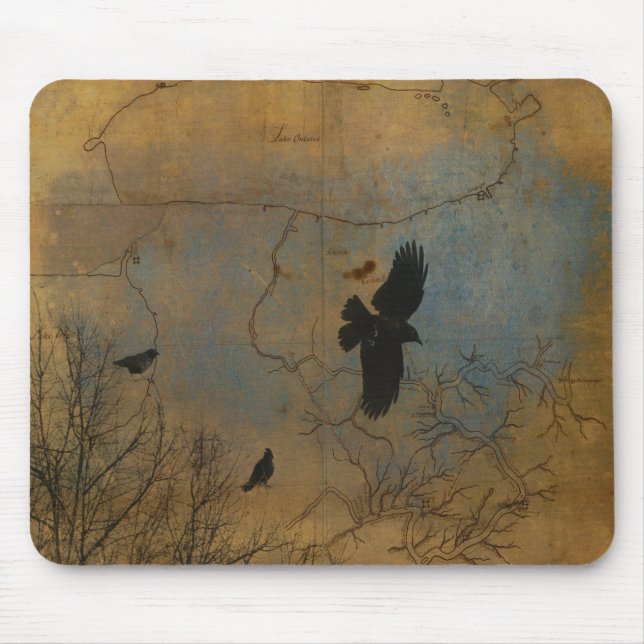 Old Flight  Mouse Pad (Front)