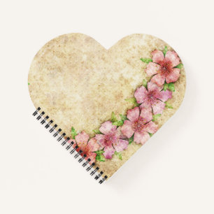 Old floral Wallpaper Notebook