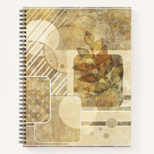 Old floral Wallpaper Notebook