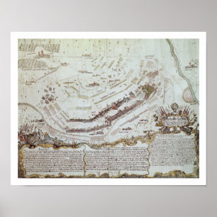 Old Fort Gaut, Calcutta, 1810 (litho) Poster