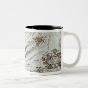 Old Fort Gaut, Calcutta, 1810 (litho) Two-Tone Coffee Mug