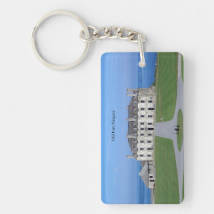 Old Fort Niagara Barracks acrylic key chain