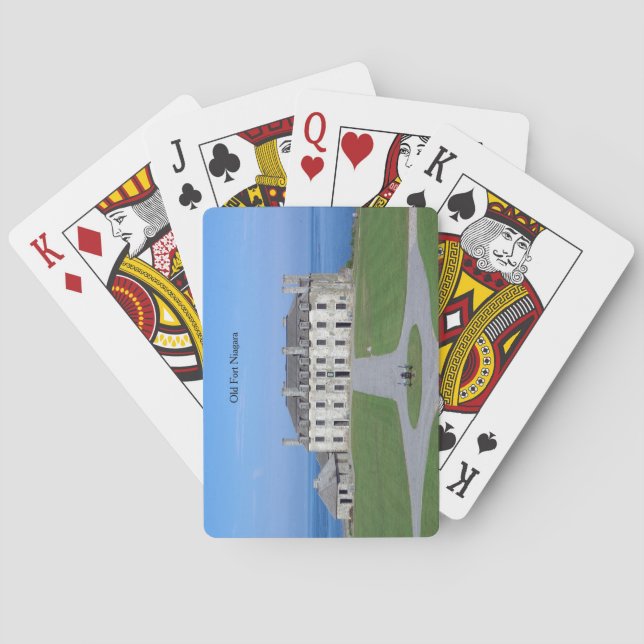 Old Fort Niagara Barracks playing cards (Back)