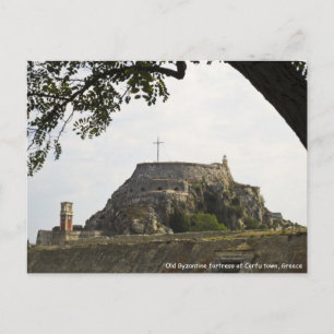 Old Fortress in Corfu Postcard