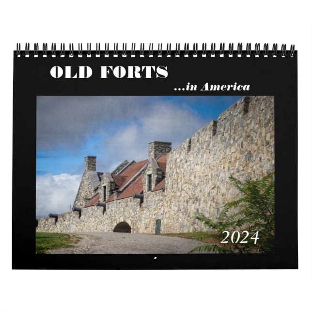 Old Forts in America Calendar (Cover)