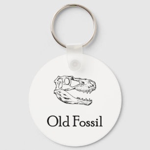 Old Fossil Keychain