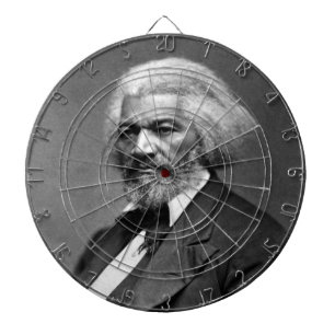 Old Fr3d3rick Bailey Douglas African American Hero Dartboard