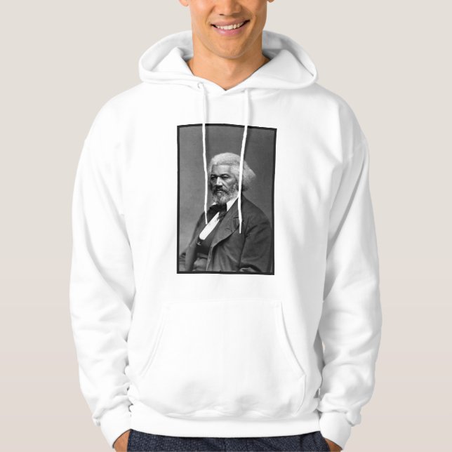 Old Fr3d3rick Bailey Douglas African American Hero Hoodie (Front)