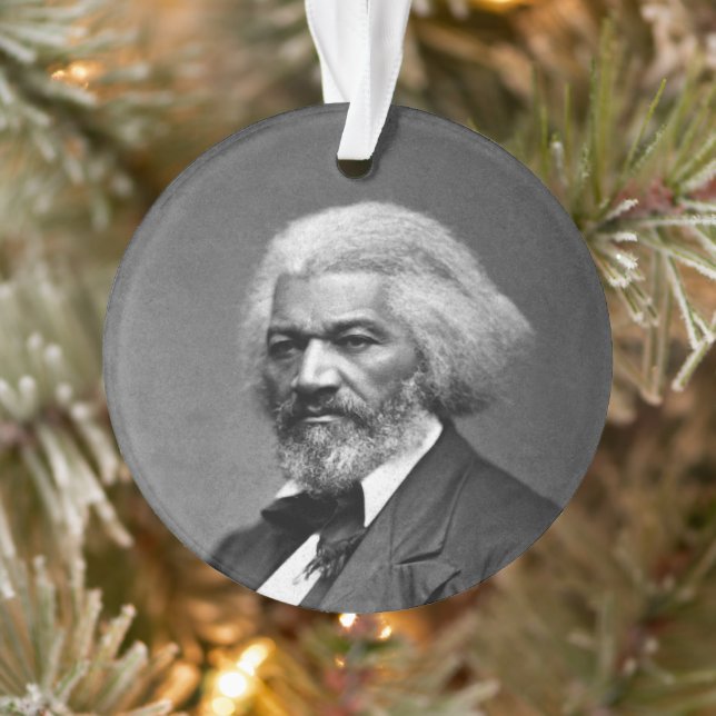 Old Fr3d3rick Bailey Douglas African American Hero Ornament (Tree)