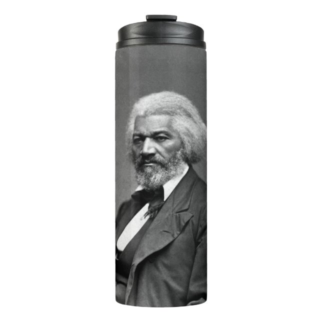 Old Fr3d3rick Bailey Douglas African American Hero Thermal Tumbler (Front)