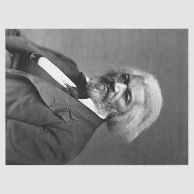 Old Fr3d3rick Bailey Douglas African American Hero Tissue Paper (Front)