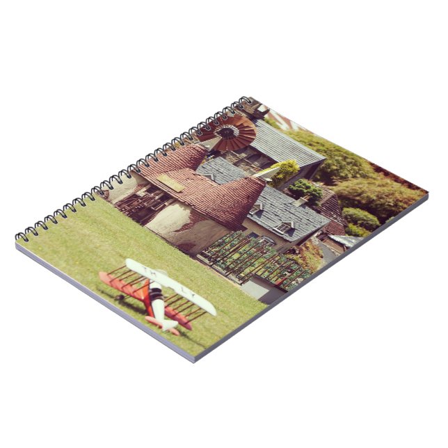 Old French Model Village Notebook (Left Side)