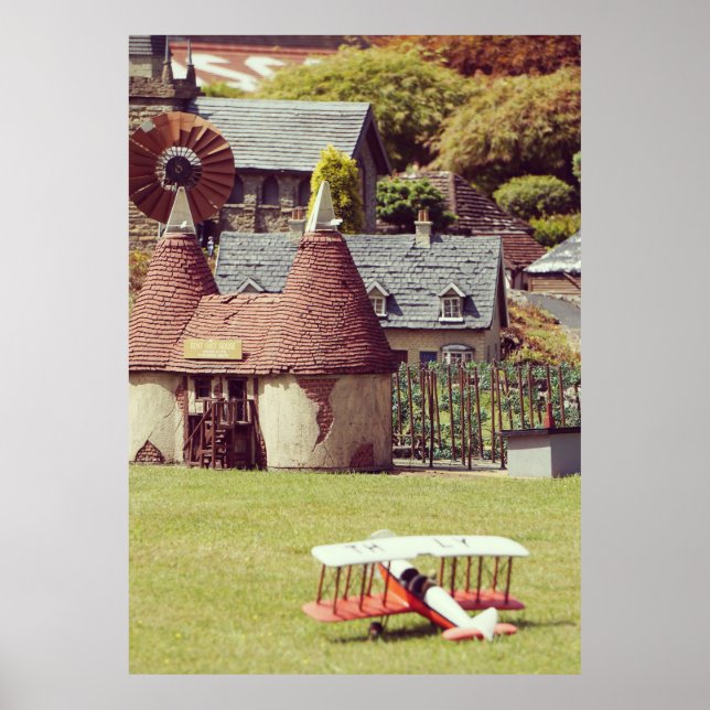 Old French Model Village Poster (Front)