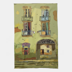 Old French Quarter Bakery Tea Towel
