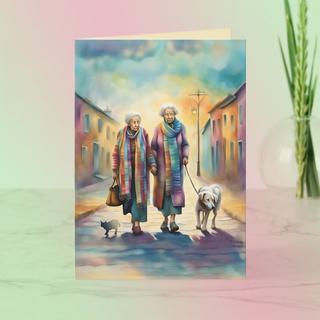 Old Friends Best Friends Greeting Card (Creator Uploaded)