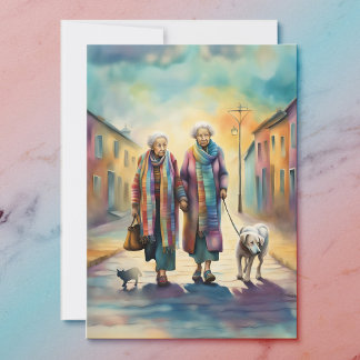 Old Friends Greeting Card