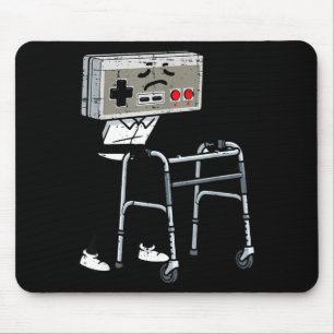 Old Gaming Controller Walker Funny Gamer Men Women Mouse Pad