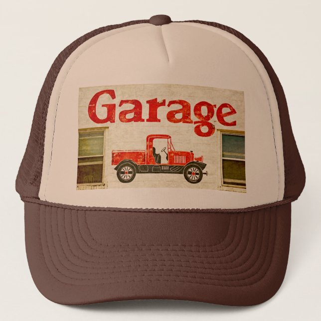 Old Garage Trucker Hat (Front)