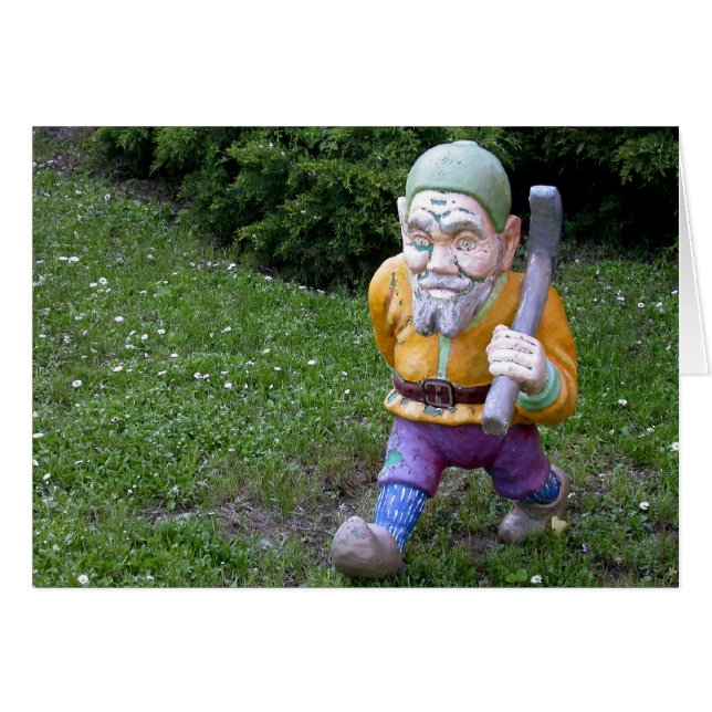 Old Garden Gnome Pitman (Front Horizontal)