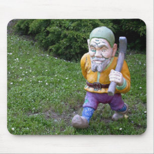 Old Garden Gnome Pitman Mouse Pad