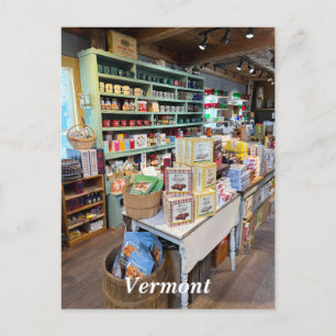 Old general store in Vermont Postcard