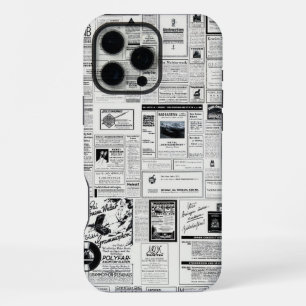 Old German Newspaper Ads from the early 1900's iPhone 16 Pro Max Case