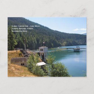 Old Glines Canyon Dam Postcard