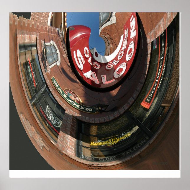 Old Globe Saloon, Carson City, Nevada Poster (Front)