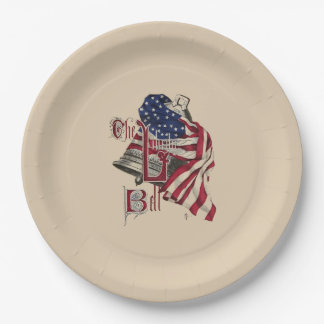 Old Glory and Liberty Bell Paper Plates
