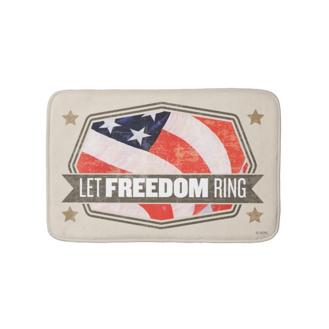 Old Glory Bath Mat (Front)