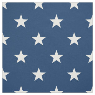 Old Glory Blue White Stars (large scale) Fabric