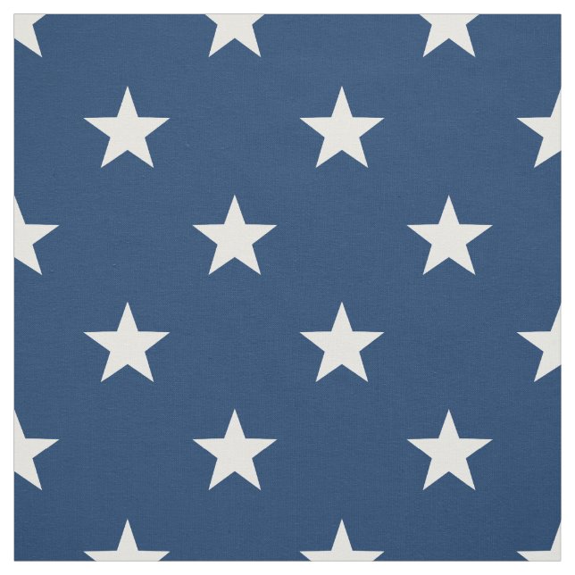 Old Glory Blue White Stars (large scale) Fabric (Swatch)