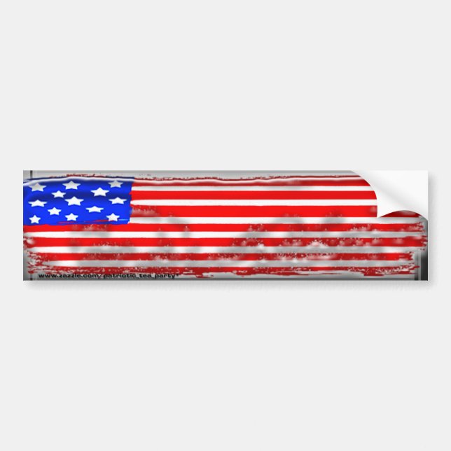 Old Glory Bumper Sticker (Front)