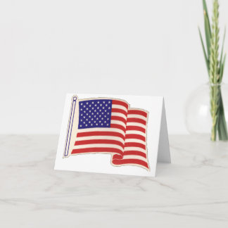 Old glory card