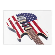 OLD GLORY ELECTRIC GUITAR 10x14