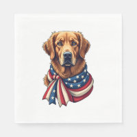 Old Glory Golden Retriever Vintage Shirt 2