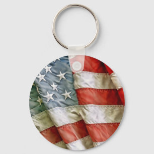 Old Glory Key Ring