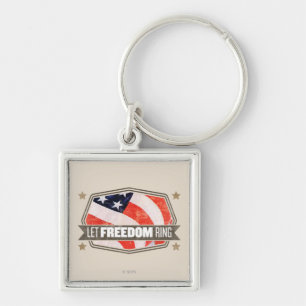 Old Glory Key Ring