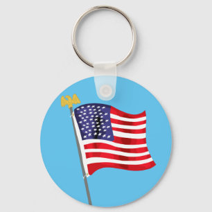 Old Glory Keychain