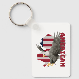 Old Glory Keychain