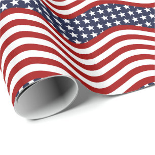 OLD GLORY! (patriotic flag design) ~ Wrapping Paper