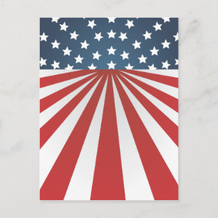 old glory postcard