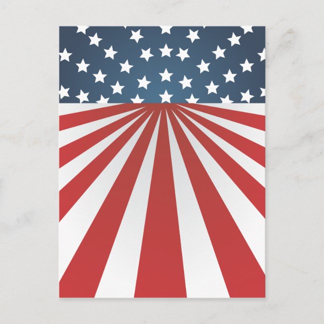 old glory postcard (Front)