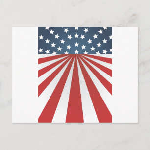 old glory postcard