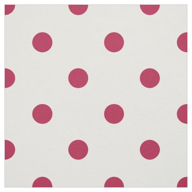 Old Glory Red Polka Dots (large scale) Fabric (Swatch)