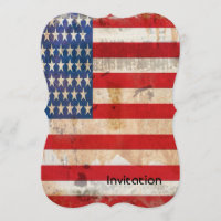 Old glory Stars Stripes distressed american flag