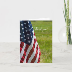 Old Glory Thank You Card